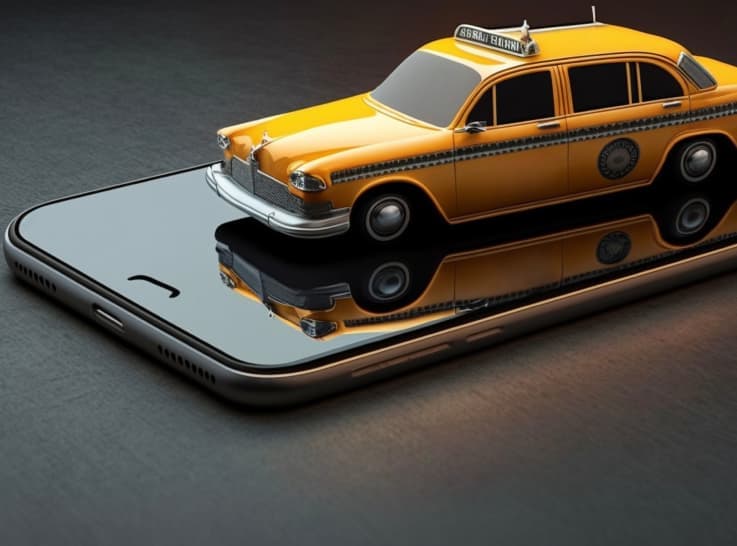 Decorative shape accent for Cortland NY Taxi and car Service section background